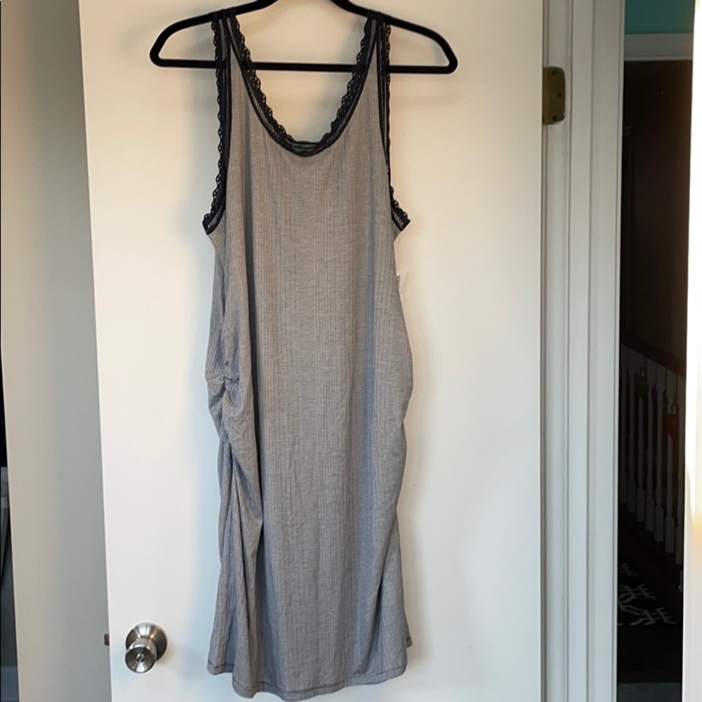 GAP Maternity Ribbed Lace Nightgown XL